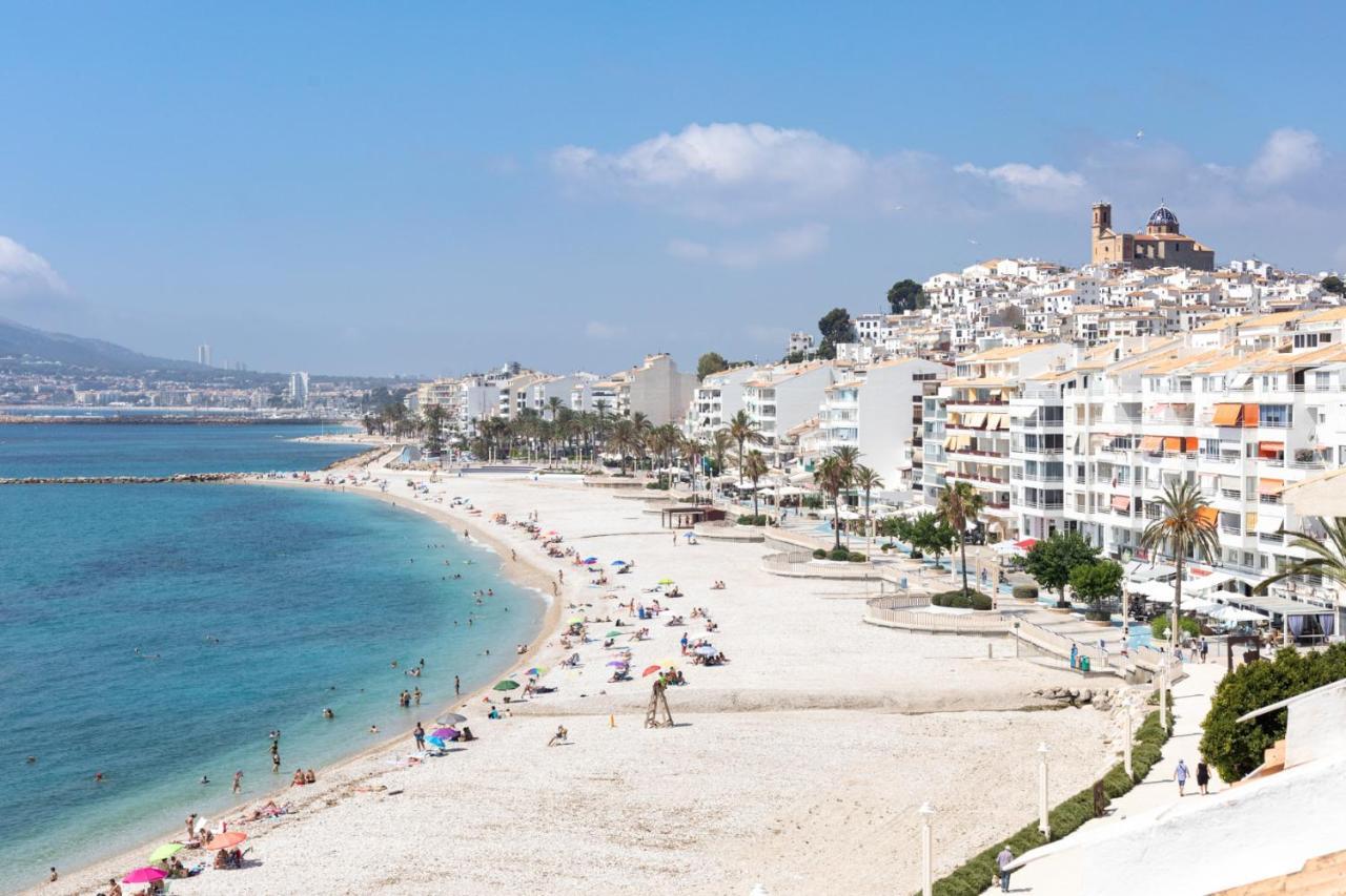 Escapada Romantica En Atico Frente Al Mar Con Piscina Apartman Altea Kültér fotó